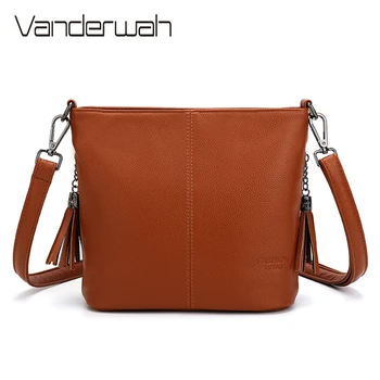 

Ladies Hand Crossbody Bags for Women 2020 Luxury Handbags Women Soft Leather Shoulder Bag Designer Women Retro Women's Bag Sac