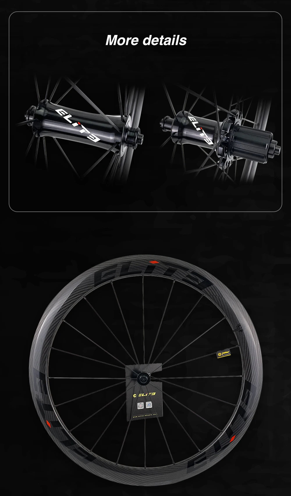 Элитные 700c карбоновые колеса для шоссейного велосипеда 3k Twill UCI качество карбоновый обод бескамерные готовые Sapim безопасный замок ниппель дорожный велосипед колесная