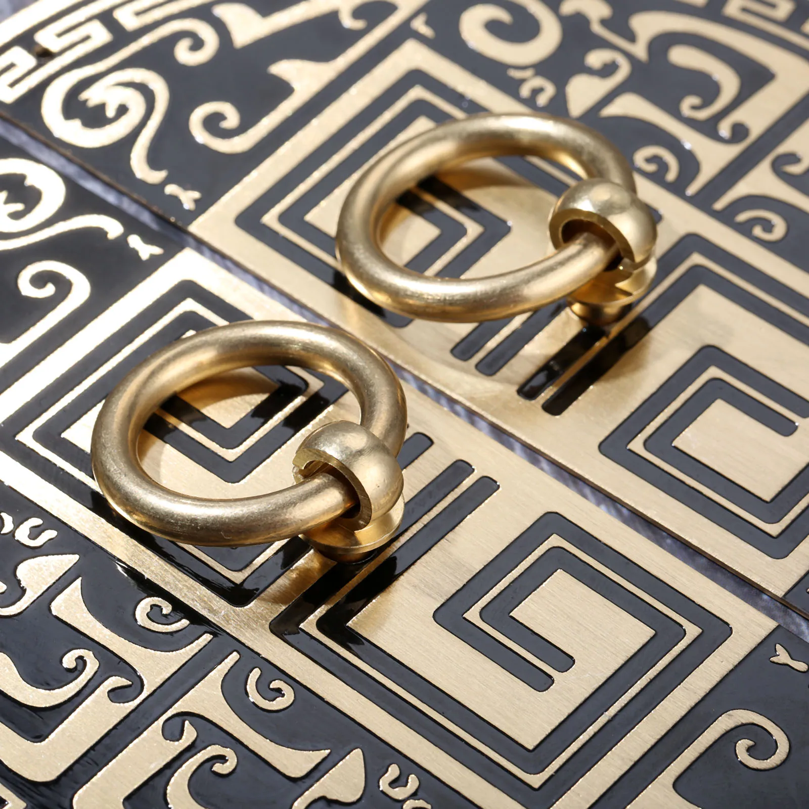 2 pcs par antigo chines botoes de 03