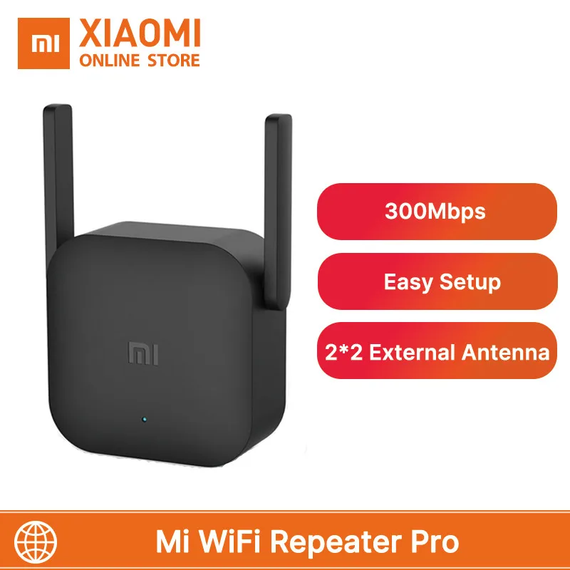 Xiaomi WiFi ретранслятор Pro 300 м Mi усилитель сетевой расширитель маршрутизатор