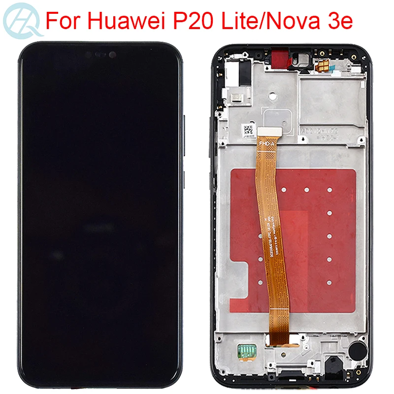 Высококачественный ЖК-дисплей AAA с рамкой для HUAWEI P20 Lite ЖК-экран ANE-LX1 Nova ANE-LX3 3e 2280*1080