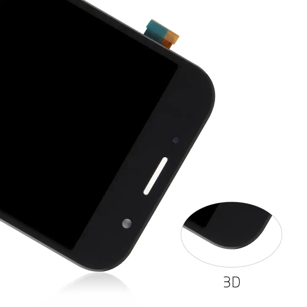 A720F 2017 OLED Material for Galaxy A7 Black Color : Pink YANGJ Phone LCD Screen LCD Screen and Digitizer Full Assembly A720F//DS