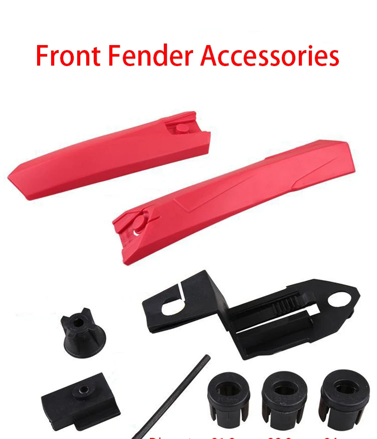 High quality MTB bicycle fender mudguard mountain bike front rear mud guard wing plastic cycling fender parts accessories ass