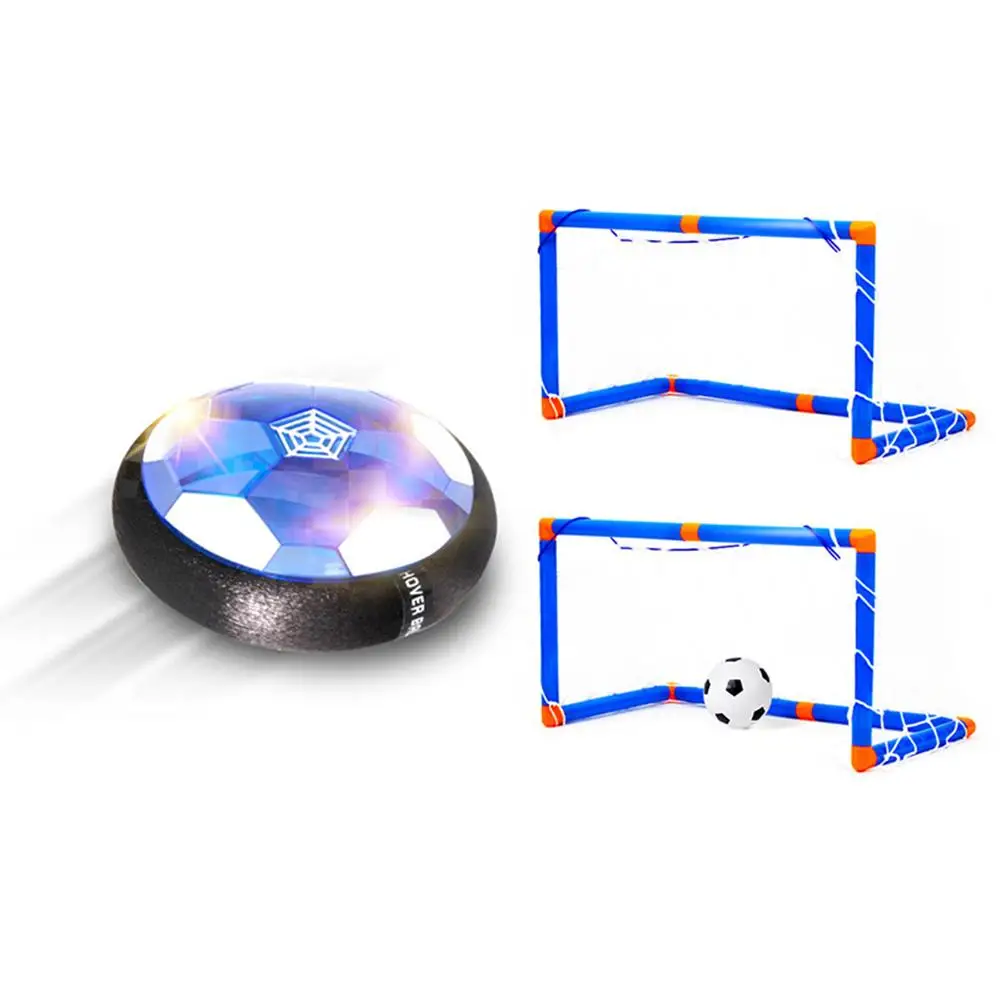 Recarregável com Diodo Emissor de Luz Bola de Futebol Objetivo para Jogar Crianças Brinquedos Hover Conjunto Interior no 2 Crianças Brinquedos Hover Conjunto Recarregável com DIODO