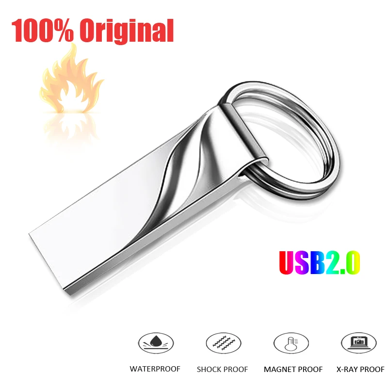 Мини металлический USB флэш-накопитель 32 ГБ 16 ГБ 8 ГБ, Memoria USB флешка флэш-накопитель USB 2,0