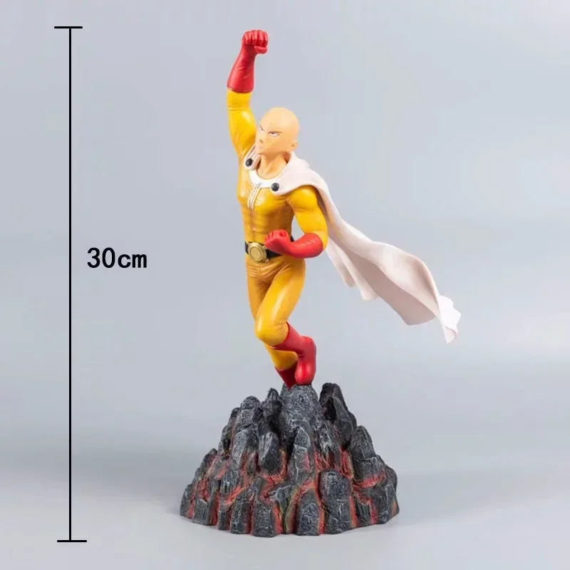 30 см новинка, Лидер продаж, Аниме ONE PUNCH MAN Saitama GK статуя ПВХ фигурка Коллекция Модель игрушки Genos украшения подарок Brinquedos - Цвет: No Box
