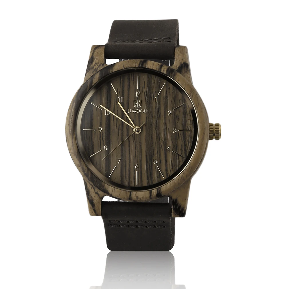 

UW-1008 Fashionable Men Women Unisex Wooden Wrist Watch Casual All Match Clothes Quartz Wrist Watch Best Gift