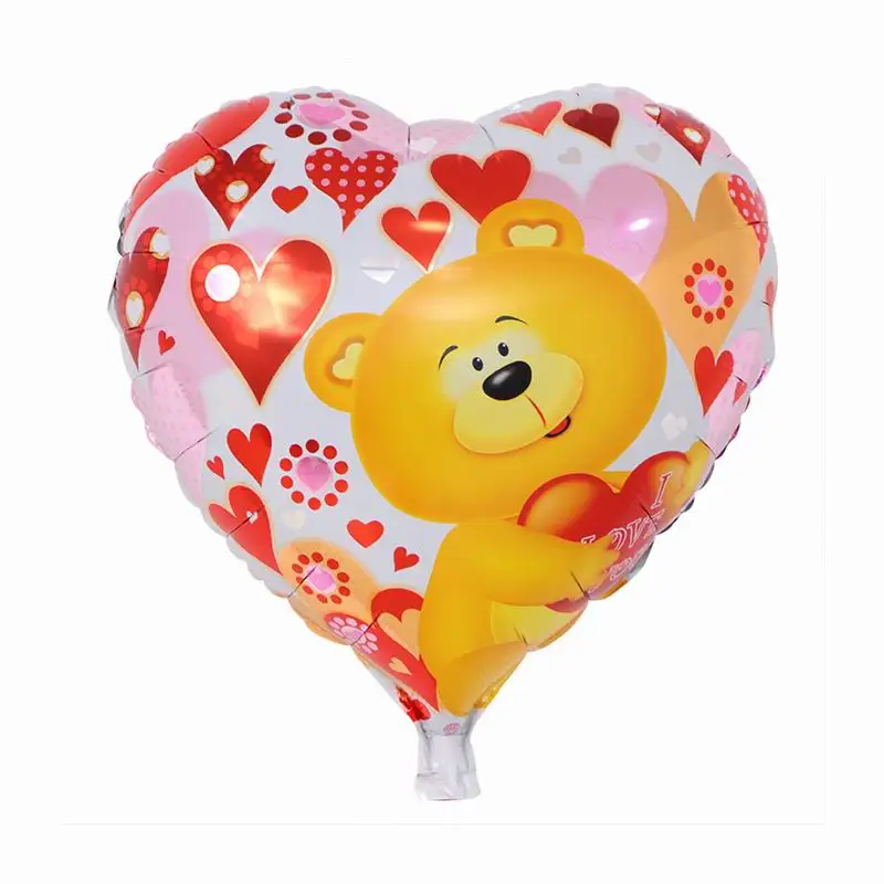 10 шт., 18 дюймов, воздушные шары с надписью I Love You Heart, надувные гелиевые шары из фольги, украшения для свадьбы, дня рождения, вечеринки, товары для Дня Святого Валентина