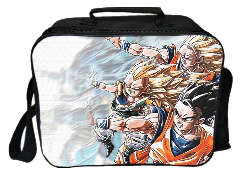 5 Dragon Ball Goku Термосумка для обедов Термосумка для пищи Vegeta Torankusu пикника походная сумка через плечо свежая сумка-холодильник - Цвет: 5