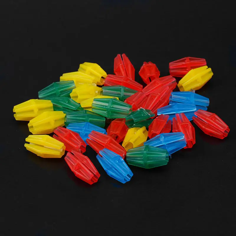 Колесо для велосипеда пластиковые спицы бисера дети Дети клип цветное украшение - Цвет: 36PCS-long beads