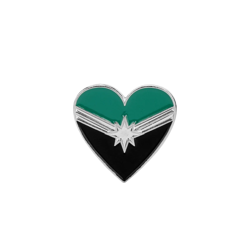 green Железный человек, Тони Старк, я люблю тебя, 3000 раз, значок, брошь, Мстители, Человек-паук, капитан Марвел, танос, булавки, броши, ювелирные изделия - Окраска металла: green