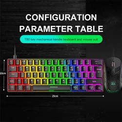 Teclado mecânico com fio gamer gaming teclado preto marrom vermelho interruptor teclados usb tipo arco íris backlight teclados de computador