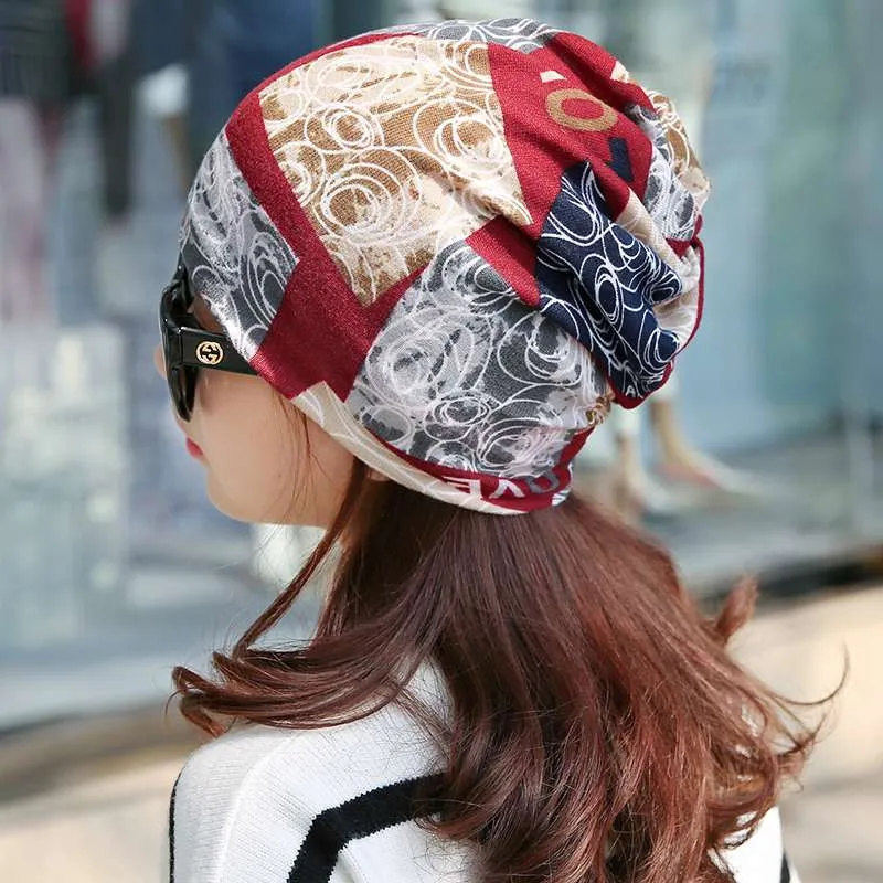 

Women Fashion Knitted Winter Cap Yellow Casual Beanies Hat Knit Cover Knitted Cotton Scarf Woolen Autumn Warm Caps for Ladies