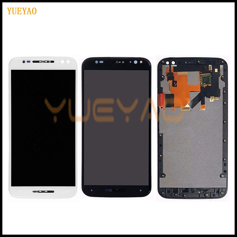 ЖК-дисплей для Motorola Moto X style XT1572 ЖК-дисплей с сенсорным экраном с рамкой для MOTO X style X Pure дисплей XT1570 XT1575