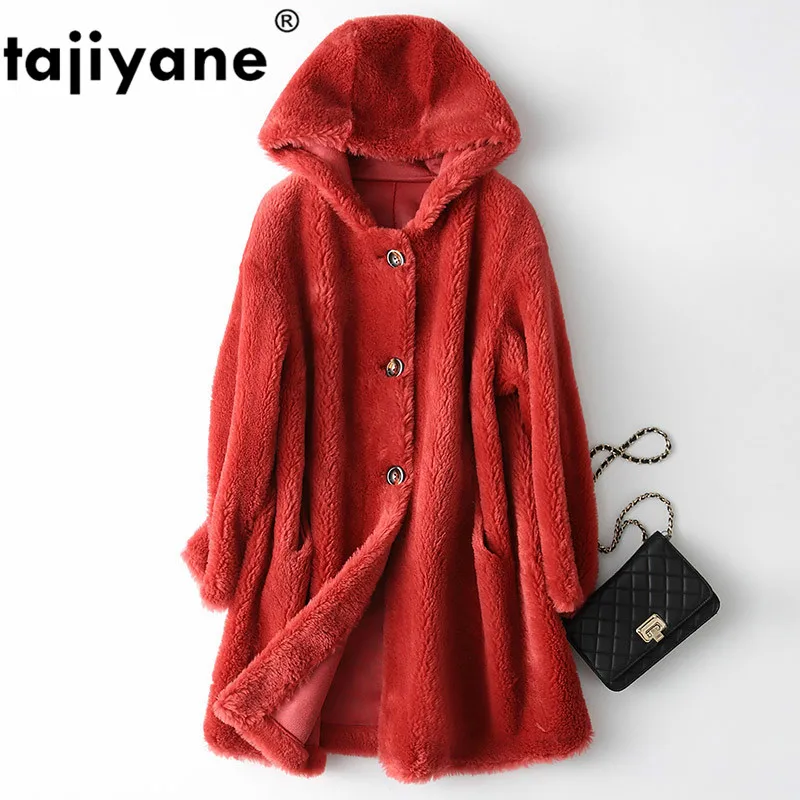 

Real Fur Coat 100% Wool Jacket Spring Autumn Coat Women Clothes 2019 Korean Vintage Suede Lining Women Tops Manteau Femme ZT3789