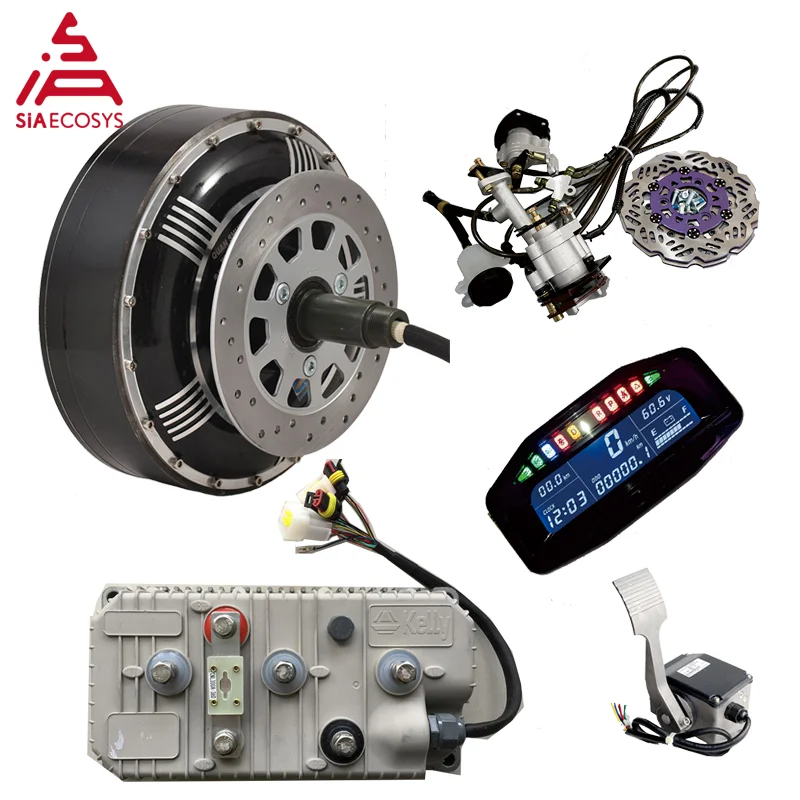 QS Motor 4000W 273 2wd BLDC Kit Konversi Mobil Listrik Tanpa Sikat