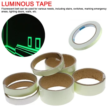 

2cm x 5m Reflective Tape Camping Equipment Hiking Accessories Outdoor Safety Luminous Warning Glow Fluorescent Tapes