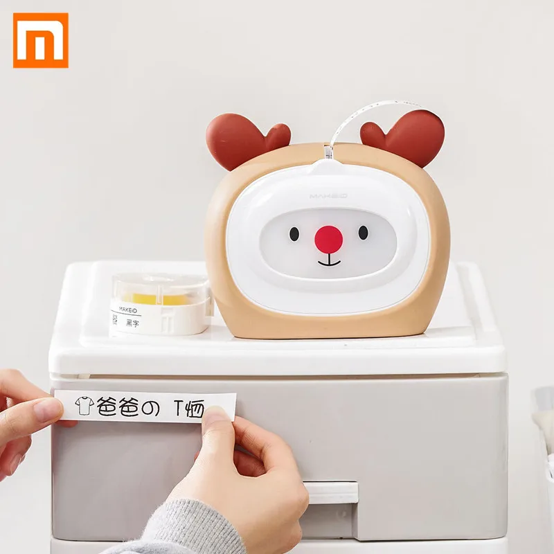 Новый Xiaomi MAKEID принтер для этикеток портативный термальный Bluetooth самоклеящийся 178