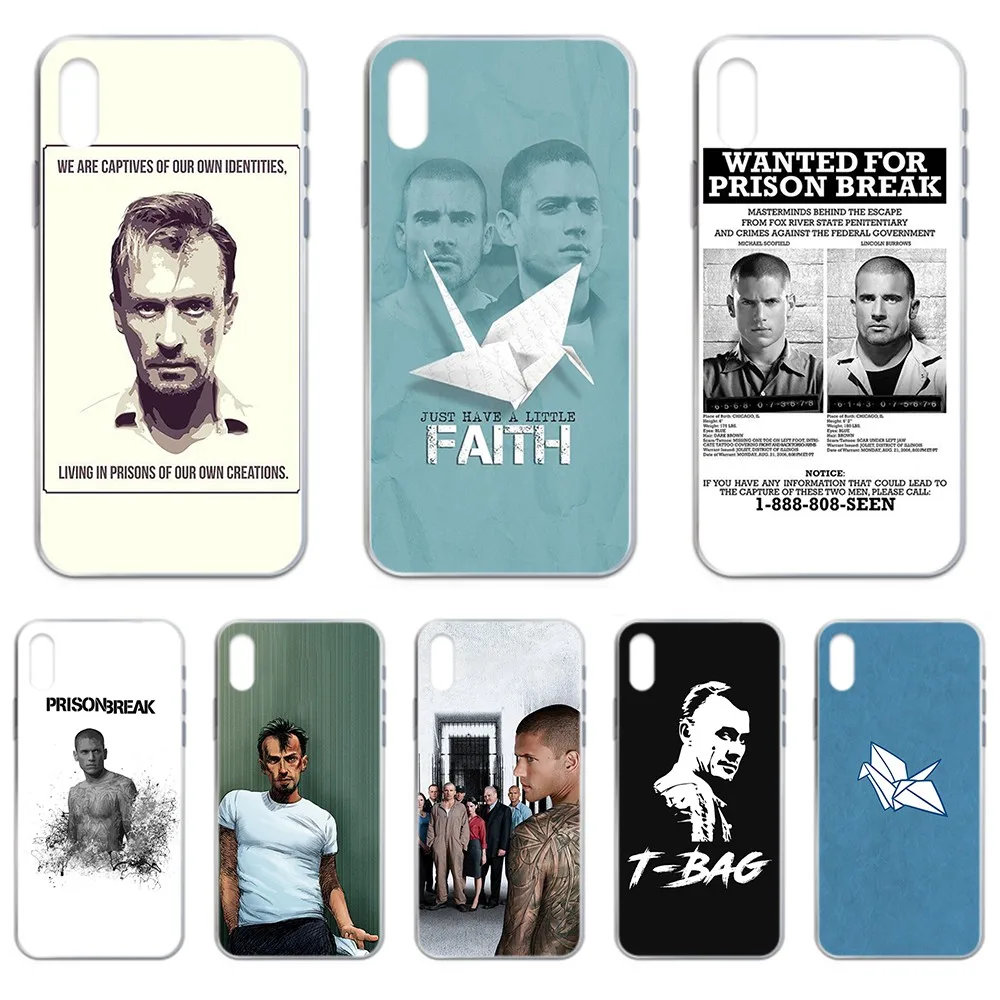 Prison Break Miller T-BAG bumper Transparent Phone Case For iphone 4 4S 5 5C 5S 6 6S PLUS 7 8 X XR XS 11 PRO SE 2020 MAX | Мобильные