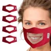 4pc Mask With Clear Window Visible Expression For The Deaf And Hard Of Hearing Deaf Mute Maske Transparent Plastic Mouth Maskes 4