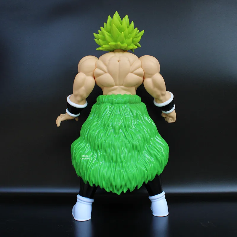 2 шт./компл. Dragon Ball зеленый Супер Saiyan Broli особенность творческий подарок на праздник ПВХ фигурка Коллекционная модель игрушки 45 см коробка V4