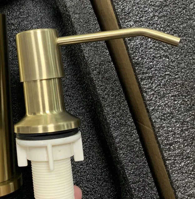 Deck Mounted Kitchen 400ml Soap Dispensers Stainless Steel Pump Chrome