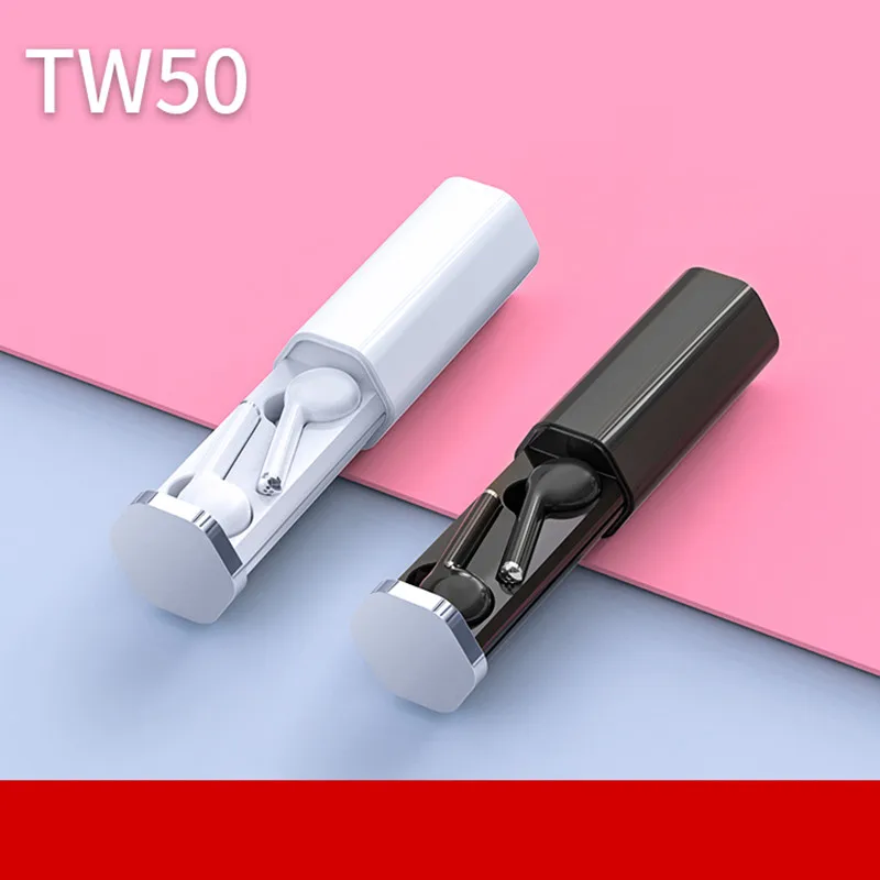 TW50 TWS Bluetooth наушники беспроводные наушники Hands free бизнес наушники Спортивная гарнитура Мини водонепроницаемые музыкальные HIFI наушники