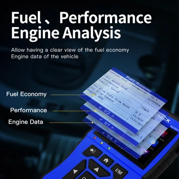 

Hot NexzCheck NC501 EOBD Car Scanner Tool Automotive Diagnosis Tool Code Reader with Battery Test, Fuel Analysis, Engine Analysi