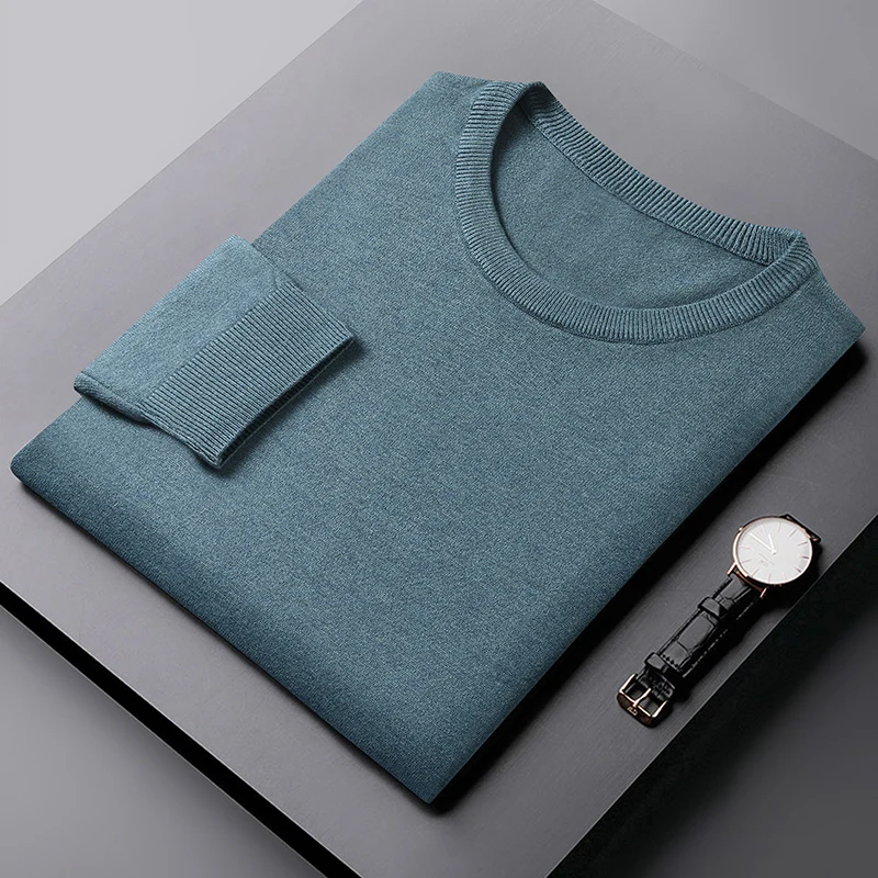 8XL 7XL 6XL 2021 New Cashmere Sweater Men Clothing Top Quality Male Pullover Sweaters Keep Warm Pull Homme Business Mens Jumper 6