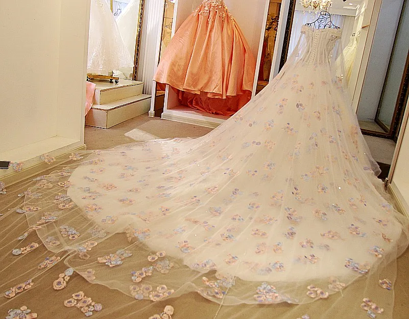 Vestido de noiva, свадебное платье с рукавами-крылышками и кристаллами, v-образный вырез, vestido de noiva com renda, бальное платье, vestido de casamento Novia