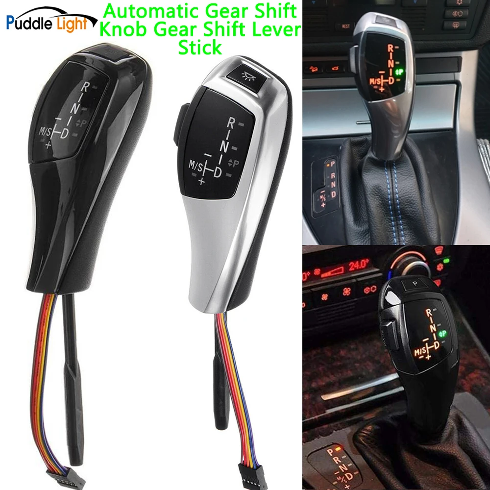

LED Gear Shift Knob Shifter Lever For BMW X 5 Series E39 4D Sedan 5D Touring X5 E53 X5 E53 Facelifted Automatic Accessories