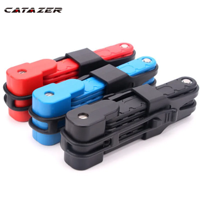 

Водонепроницаемый противокражный прочный замок для горного и дорожного велосипеда с 2 ключами, высокопрочный велосипедный складной замок из легированной стали, велосипедные аксессуары