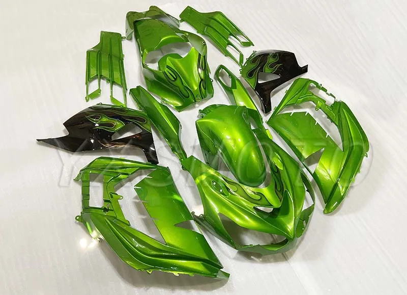 Литьевой мотоцикл обтекатель комплект подходит для Kawasaki ZX12R ZX-12R ZZ-R1400 2012- 12-15 кузов обтекатели