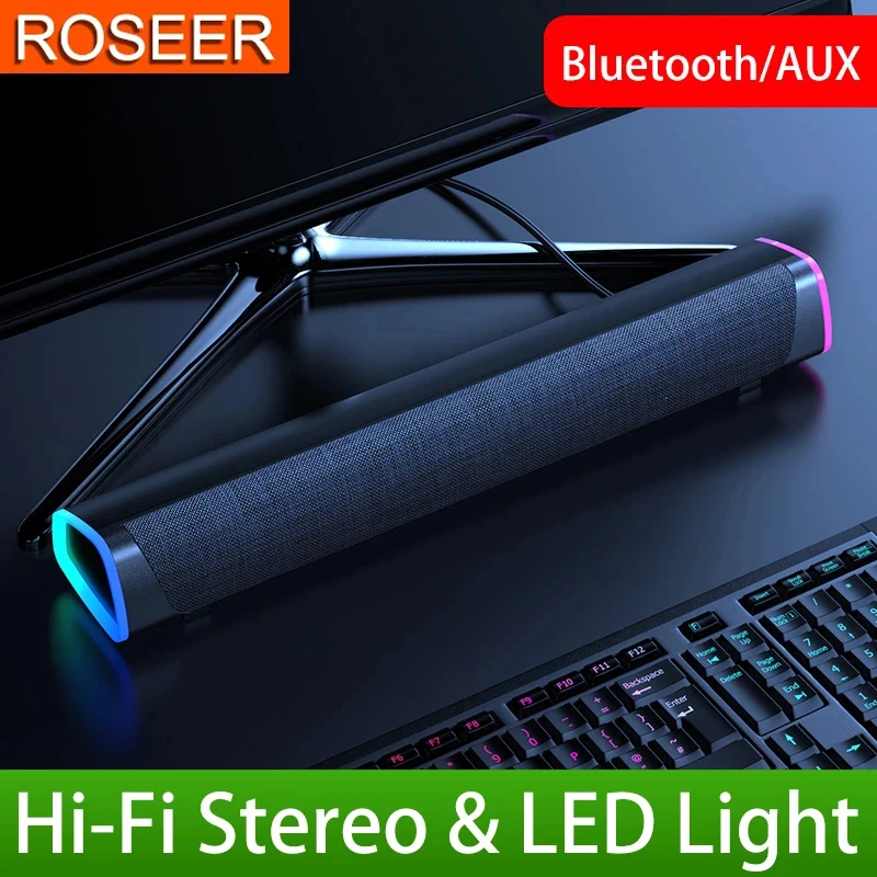 2020 Bluetooth Wired Powerful Computer Speaker Stereo Subwoofer Bass Surround Box for PC Laptop Tablet Speakers For | Электроника