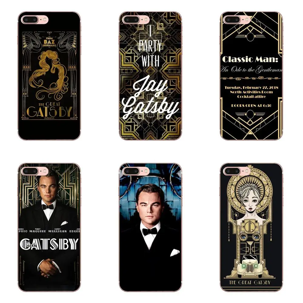 Фильм The Great Gatsby для HTC Desire 530 626 628 630 816 820 One A9 M7 M8 M9 M10 E9 U11 U12 Life Plus мягкий чехол |