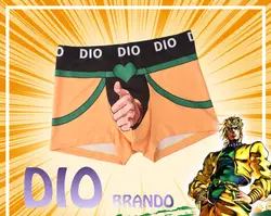 JoJo невероятное приключение dio brando трусы-боксеры из модала Косплэй трусики с рисунком