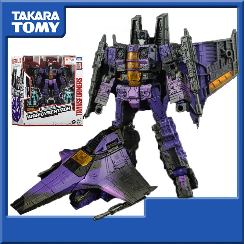 Transformers Generations Leader Skywarp - Action Figure Decepticon Convertibile, Giocattolo Per Collezionisti