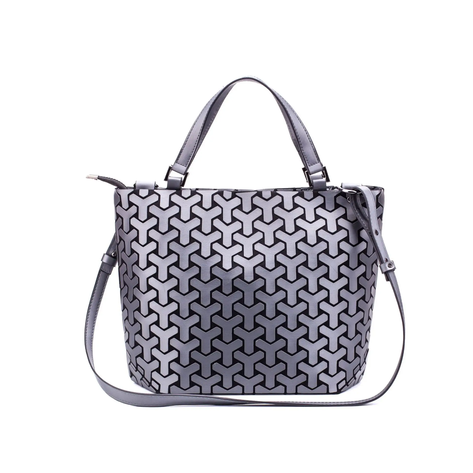 

2019 New Style Geometry Rhombus Shoulder Bag Korean-style Matte Bucket Bag Over-the-shoulder Bag Folding WOMEN'S Handbag AliExpr
