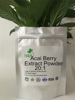 

150-1000g Free Shipping Pure Acai Berry Juice Powder 20:1 In Stock