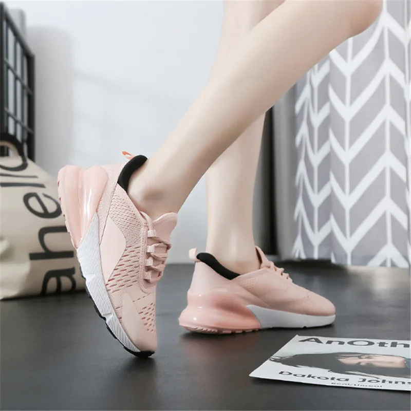 Резиновый дышащий коврик для образа жизни; Новинка года; сезон весна; женская обувь для спорта и отдыха; Студенческая обувь для женщин - Цвет: Розовый