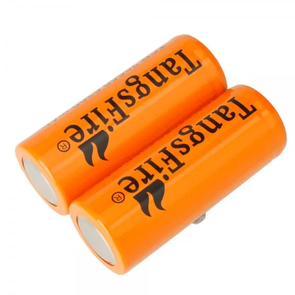 

2Pcs TangsFire 26650 6300mAh 3.7V-4.2V PCB Protective Li-ion Rechargeable Battery Orange