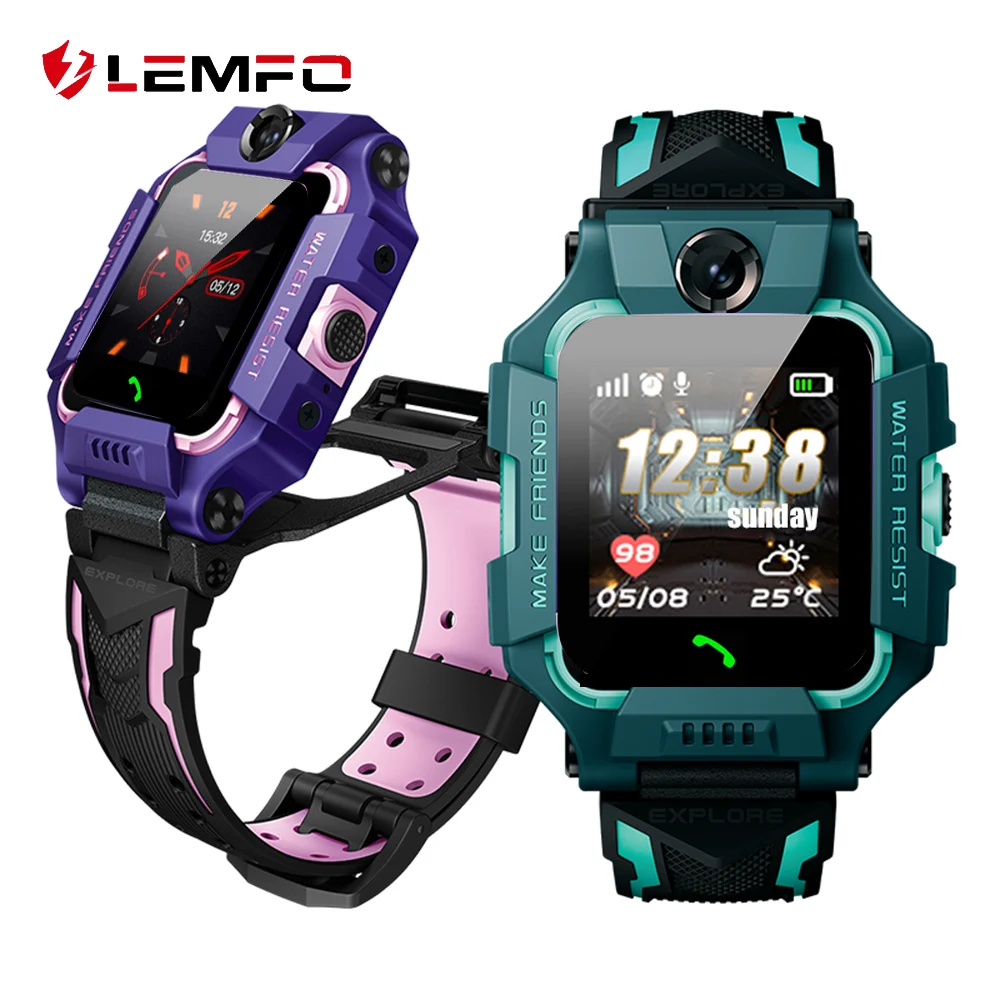 Lemfo Q19 Smartwatch Kids 2020 Dual Cameras Voice Chat Baby Smart Watch For  Children With Sim Card Android Ios Phone - Smart Watches - AliExpress