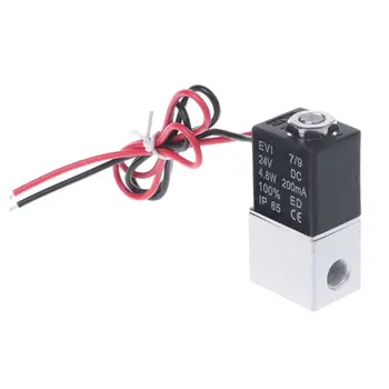 

2V025-06 Solenoid Valve DC 24V 1/8" Normally Closed Electric for Water Air 35ED