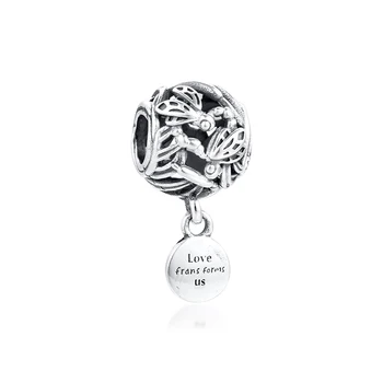 

CKK Fit Pandora Bracelets Dragonfly Love Charms Silver 925 Original Beads for Jewelry Making Sterling Silver perles Berloque
