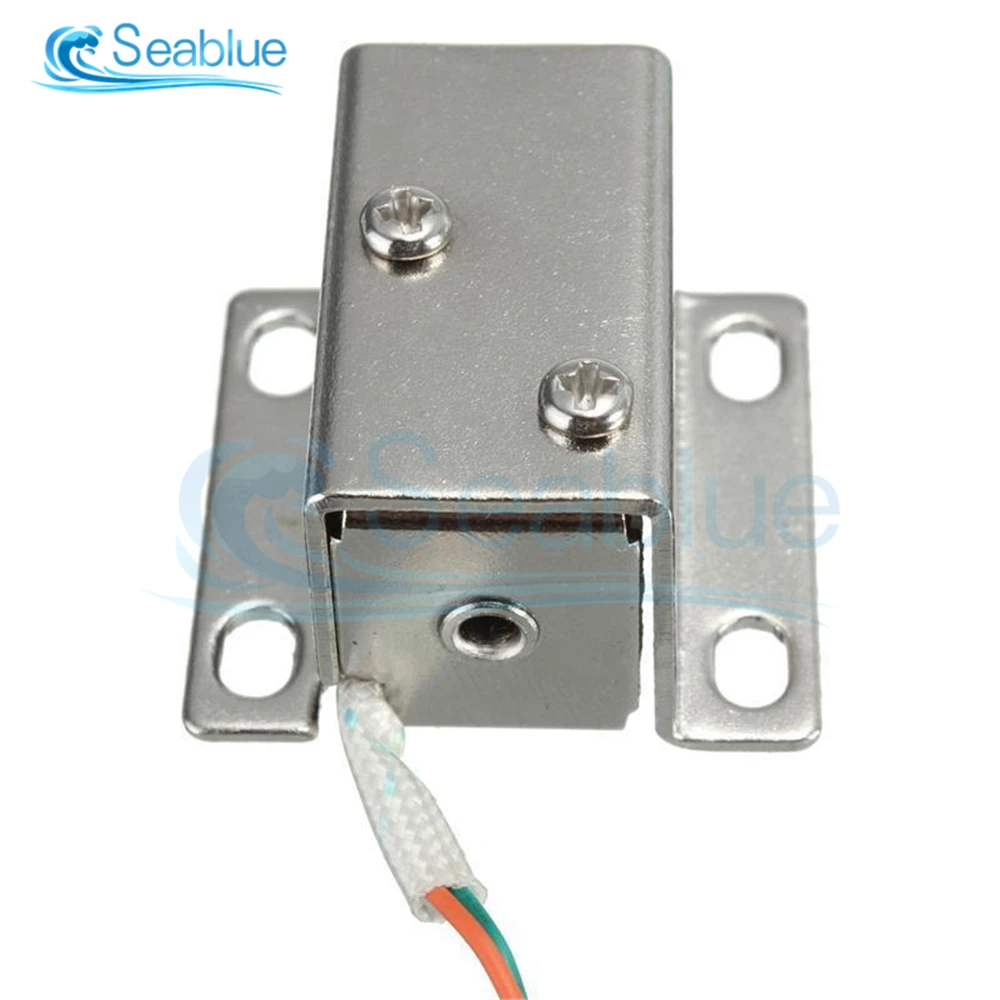 Cabinet Door Lock Electronic Lock Catch Door Gate 12V 0.35A 350mA Solenoid Access Control For Electric Control Cabinet Door Drawer Locks cabinet door lock door lock buckle drawer lock