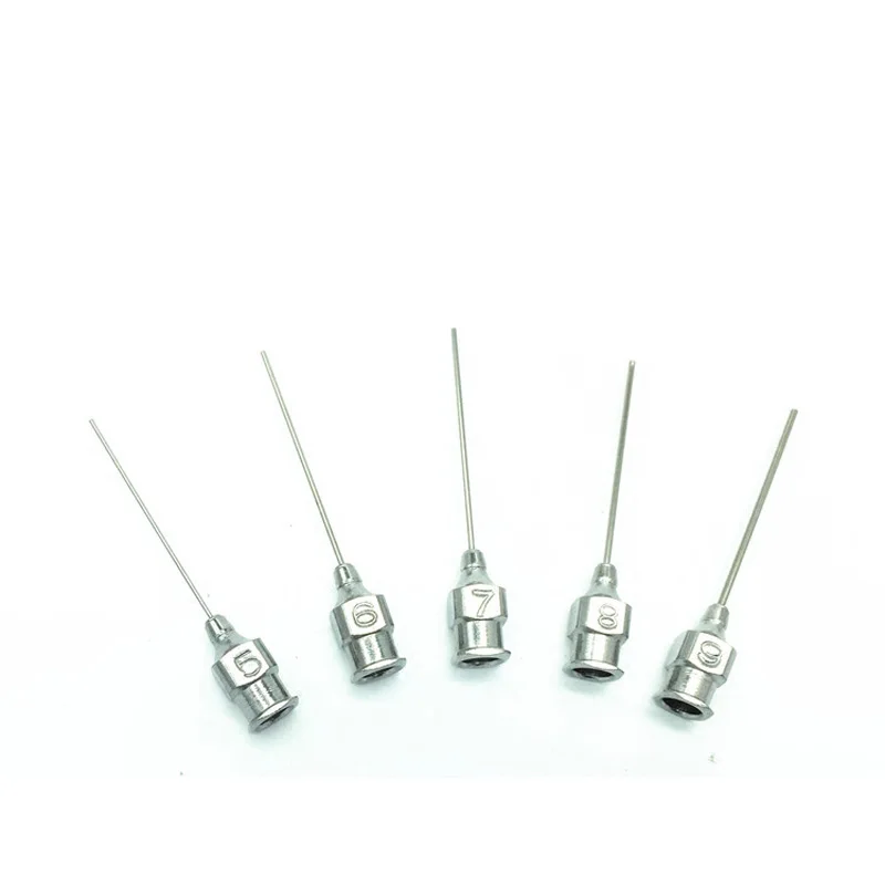 Ophthalmic Instruments Stainless Steel Medical 5pcs/set 5# 6# 7# 8# 9# Curved Type Lacrimal Probe Microscopy Equipment