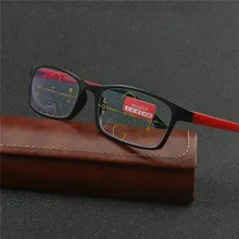 Модные Мультифокальные линзы очки для чтения квадратные модные очки могут выглядеть далеко и близко к очкам для чтения FML