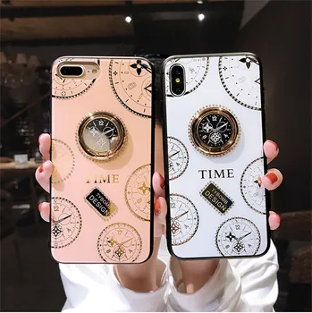 

For Huawei Nova 5t Nova 5 t Bling Glitter 3D Diamond Silicone Sequin Case Cover With Support Ring Stand Holder Coque Fundas