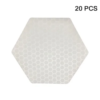 

20pcs/set Ultralight Non Slip Self Adhesive PC Surfboard Traction Pad Outdoor Sport Grip Mat Hexagon Longboards Honeycomb