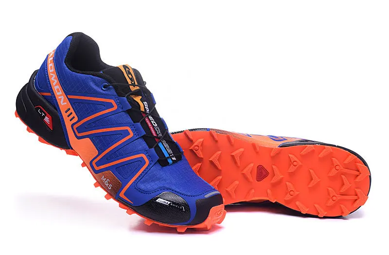 Salomon speed CROSS 3 мужские кроссовки, красные мужские дышащие кроссовки на плоской подошве, мужские кроссовки